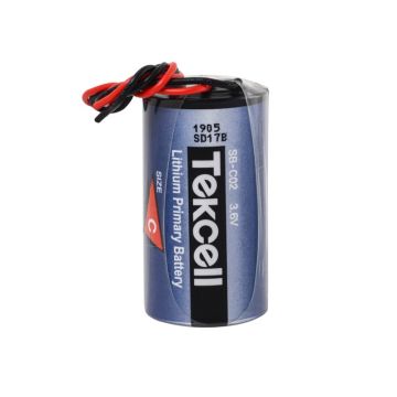 Tekcell 3.6V SB-C02 - C Boy 1S1P Li-SOCI2 Lithium Sayaç Pili