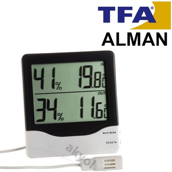 TFA 30.5013 İç Dış Ortam Isı ve Nem Ölçer