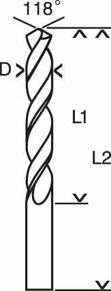 Metal matkap ucu HSS-R, DIN 338 11.0mm (5 adet)