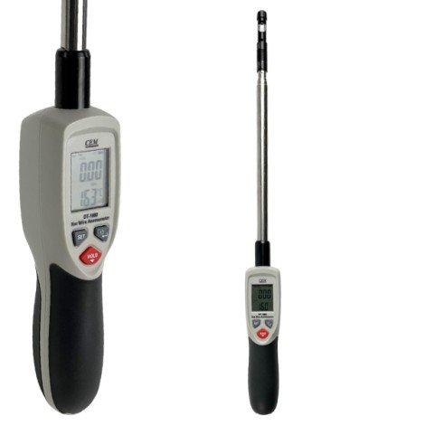 Cem DT-1880 Kızgın Tel Hava Hızı Ölçer Anemometre (Kayıt Özellikli)