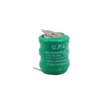 CFL 3.6V 80 Mah 3V80H 3Pin Pil