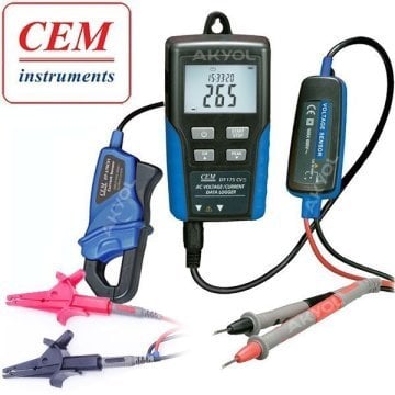 CEM DT 175CV1 Elektrik Kesintisi ve Voltaj Takip Kayıt Cihazı