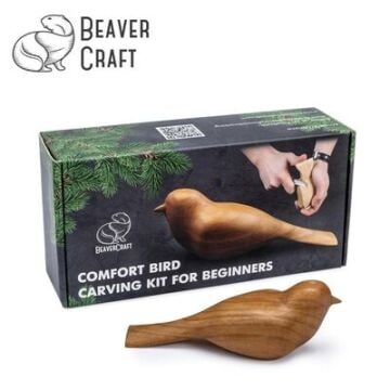 BeaverCraft DIY01 Ahşap Kuş Figürü Oyma Hobi Seti