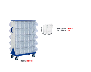 MSÇS-3 Çift yönlü tekerlekli stand