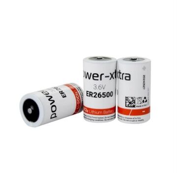 Power-Xtra 3.6V ER26500 C Size Li-SOCI2 Sayaç Pili