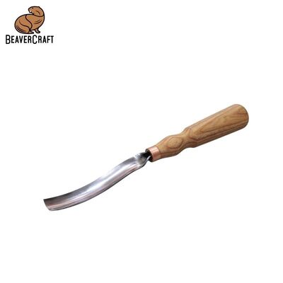 BeaverCraft G7L/22 Bükülmüş Oluklu Ahşap Oyma Iskarpelası, 22mm