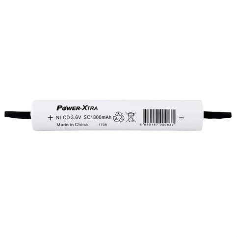 Power-Xtra 3S1P - 3.6V 1800 Mah SC - Ni-Cd Şarjlı Batarya - BRK24-Pinli