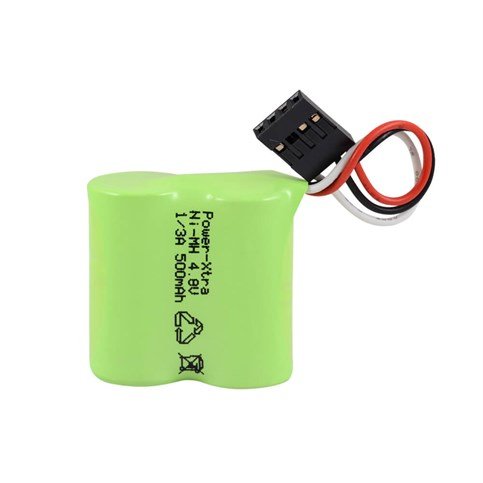 Power-Xtra 4S1P - 4.8V 500 Mah 1/3A - Ni-Mh Şarjlı Batarya - Soketli-Rainin