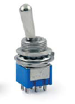 Toggle Switch ON-OFF-ON Ø12mm 6P  MTS-203L   IC-148H
