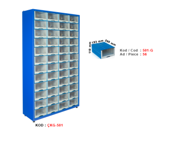 ÇKG-501 Tek yönlü çekmeceli stand