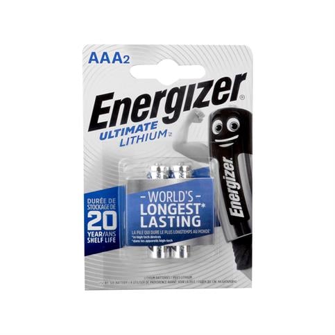 Eneregizer Ultimate Lithium AAA İnce Kalem Pil 2'li