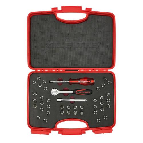 İzeltaş 1107 00 1042 1/4'' Bits Uçlu Lokma Takımı 42 Parça