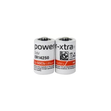 Power-Xtra 3.6V ER14250 1/2AA Size Li-SOCI2 Lithium Pil