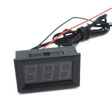 Arduino Endüstriyel Kırmızı LED Ekranlı 12V-50C/110C Digital Termometre (K-Type Kablo)