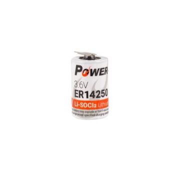 Power-Xtra 3.6V ER14250 1/2AA-2PT Li-SOCI2  Lithium Pil