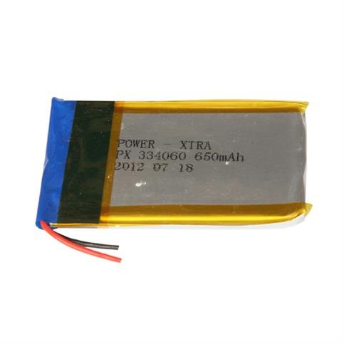 Power-Xtra PX334060 - 3.7V 650 Mah Li-Polymer Pil - Devreli