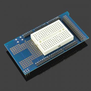 Mega Prototip Shield V3 + Mini Breadboard