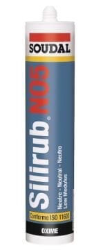 SOUDAL SILIRUB NO5-HE NÖTR DIŞ CEPHE SİLİKONU 300ML ŞEFFAF