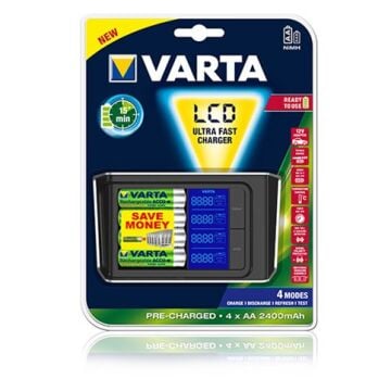 Varta 57675 LCD 15 Dakika Hızlı Şarj Cihazı (İ)