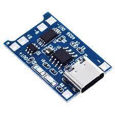 Arduino TP4056 Korumalı Type-C USB Girişli Şarj Modülü
