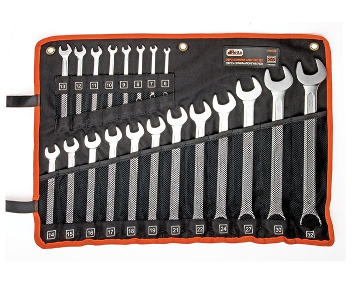 Retta RKA0822 Kombine Anahtar Takımları  12Pcs