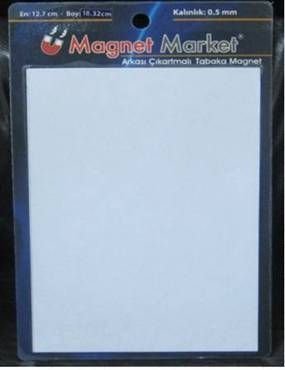 Arkası Çıkartmalı Tabaka Magnet