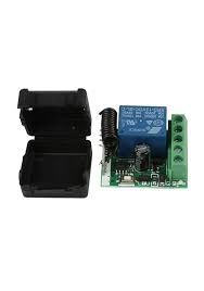 Arduino 12V 10A 433MHz 1 Kanallı Kablosuz RF Alıcılı Röle Modülü (Kutulu)