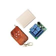 Arduino 12V 433MHz 4 Kanallı Kablosuz Kumandalı RF Alıcılı Röle Modülü (Kutulu)