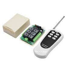 Arduino 12V  433MHz 6 Kanallı Kablosuz Kumandalı RF Alıcılı Röle Modülü (Kutulu)