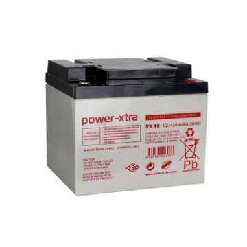 Power-Xtra 12V 40 Ah Bakımsız Kuru Akü