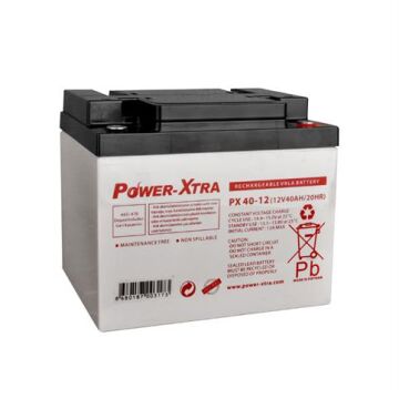 Power-Xtra 12V 40 Ah Bakımsız Kuru Akü