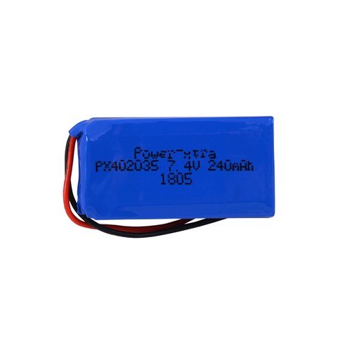 Power-Xtra 2S1P - 7.4V 240 Mah - PX402035 - Li-Polymer Batarya - Devreli-1.5A