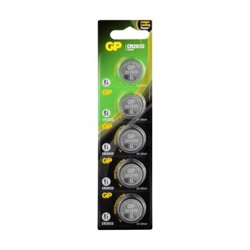 GP Lithium Cell CR2032 Back Up Pili 5'li