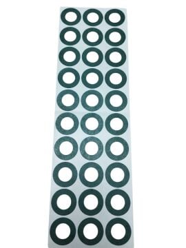 Sertec 32700 Pil İçin Yapışkanlı Yalıtkan Conta Artı Kutup Delikli – 30'lu