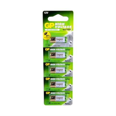 GP 23AE, A23, V23GA, MN21 12V Alkalin Kumanda Pili 5'li