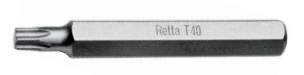 Retta 10 mm Torx Bits Uç  T20 - 75 mm