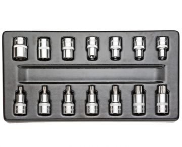 14 Adet İç & Dış Torx Lokma Seti