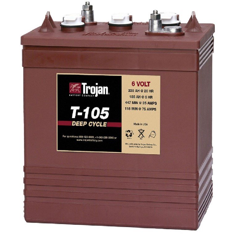 Trojan T105 6V 225 Ah Deepcycle Akü