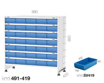 Raf Kutulu Standlar 491-419