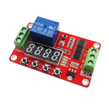 Arduino FRM 01 12V Çok Fonksiyonlu Zaman Ayarlı Röle Modülü