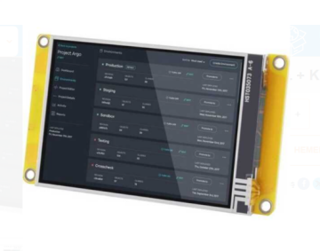Nextion NX3224F024 2.4 İnç TFT Rezistif HMI Dokunmatik Ekran 320x240mm