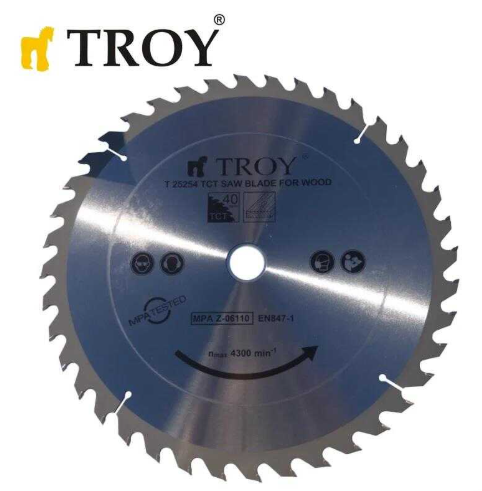 TROY 25256 Ahşap Dairesel Testere Bıçağı Ø305mm x 60T