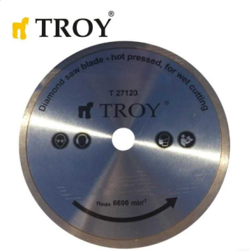 TROY 27120 Mermer Porselen Kesici Elmas Testere, 200mm