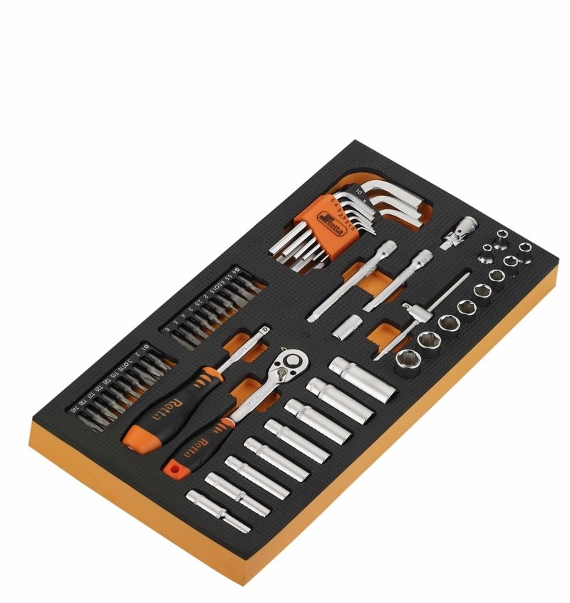 Retta RES0201  1/4'' 6 Köşe Lokma Seti-54pcs