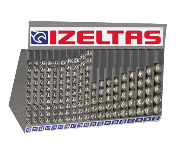 İZELTAŞ  1113 00 6145  1/2” Lokma Anahtar Sehpası (145 Parça)