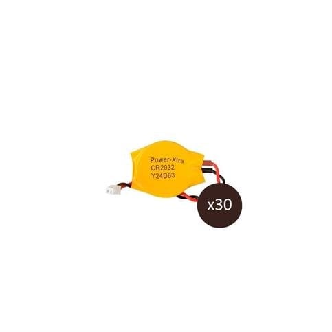 Etkileşimli Akıllı Tahta Pili CR2032 - 3V Lithium Li-Mno2 Button Pil - Kablolu-Soketli - 6Cm 30' Lu Paket