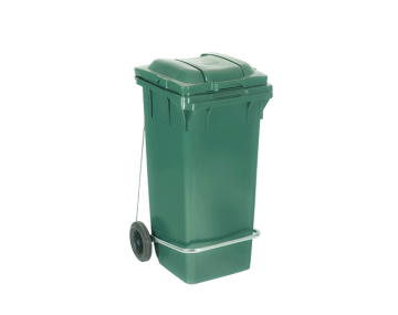 Plastik 120 litre  ÇK-400 P - PEDALLI ÇÖP KONTEYNERI