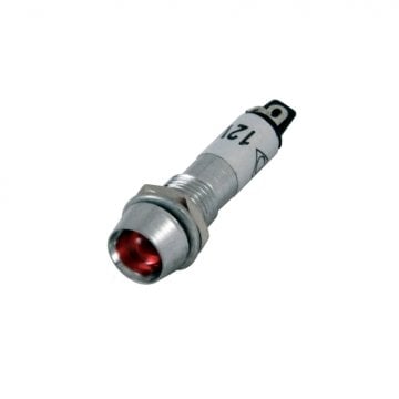 IC-225 Sinyal Lambası Ø8mm Metal Sarı