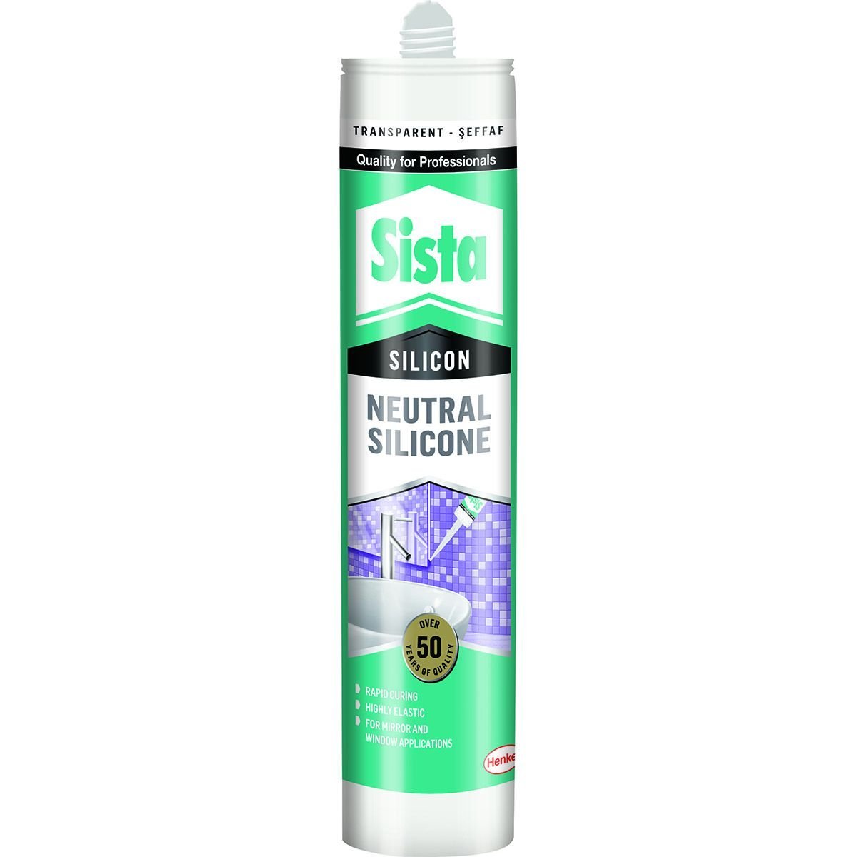 Sista Neutral Silikon (Ayna Silikonu) 310 ml