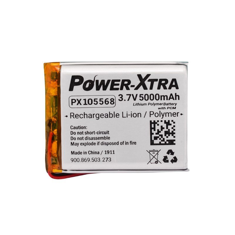 Power-Xtra PX105568 3.7V 5000 mAh Li-Polymer Pil (Devreli/3.0A)